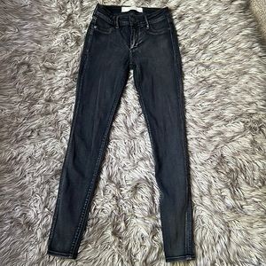 Abercrombie & Fitch skinny dark wash denim jeans